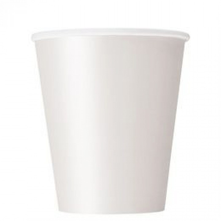White papír pohár