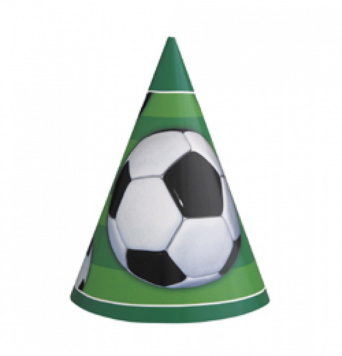 3-D Soccer- Foci Parti kalap 8 darabos