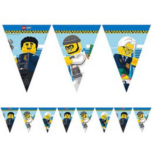 Lego City zászlófüzér