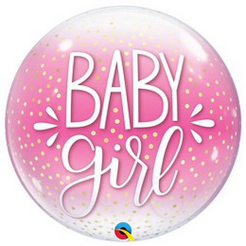 Baby Girl Konfettis Bubble Bébi lufi