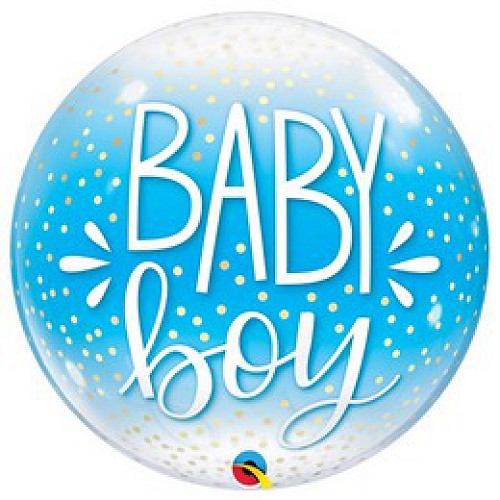 Baby Boy Konfettis Bubble Bébi lufi