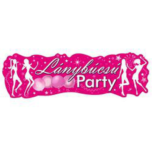 Lánybúcsú Party banner 90cmx27cm
