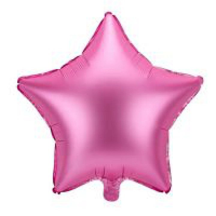 Pink Csillag Fólia lufi