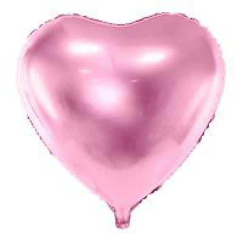 Pink Szív fólia lufi