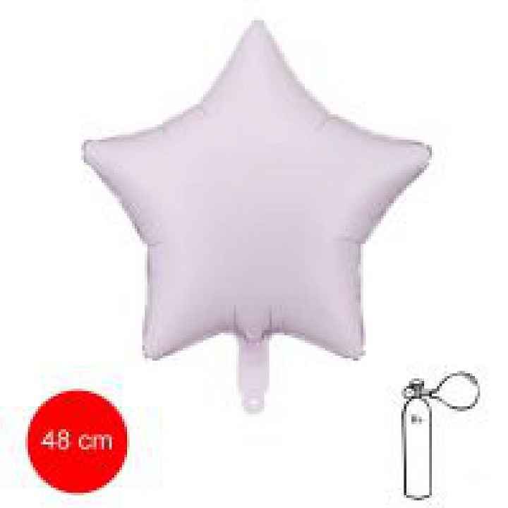 Pasztel Lila Csillag Fólia Lufi