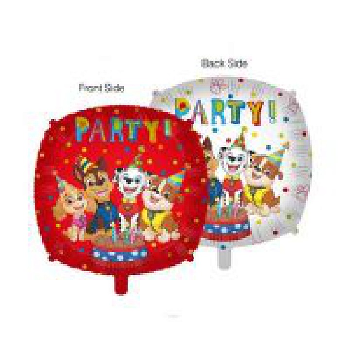 Mancs Őrjárat Party fólia lufi