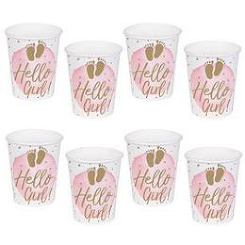 Hello Girl parti pohár