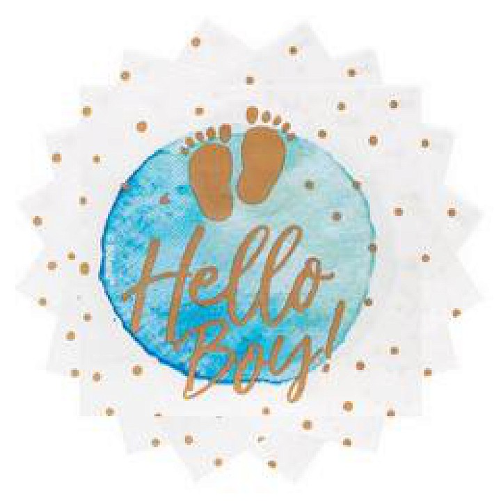 Hello Boy parti szalvéta