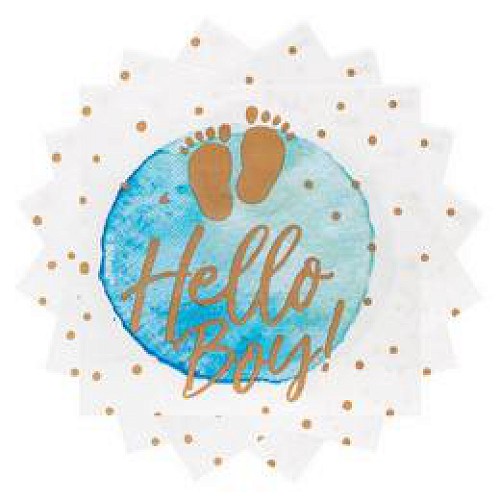 Hello Boy parti szalvéta