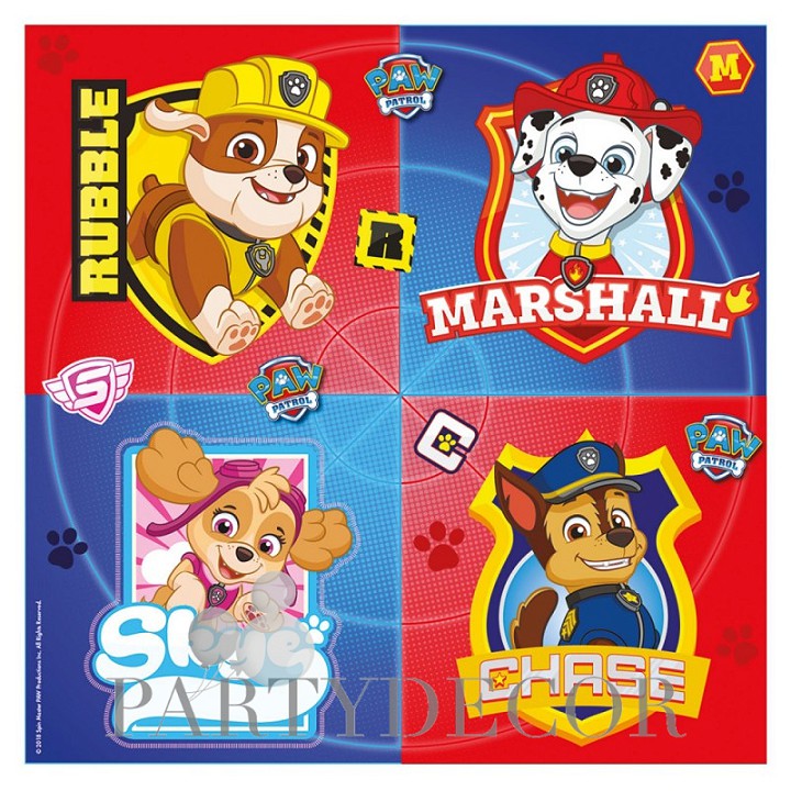 Mancs Őrjárat parti szalvéta