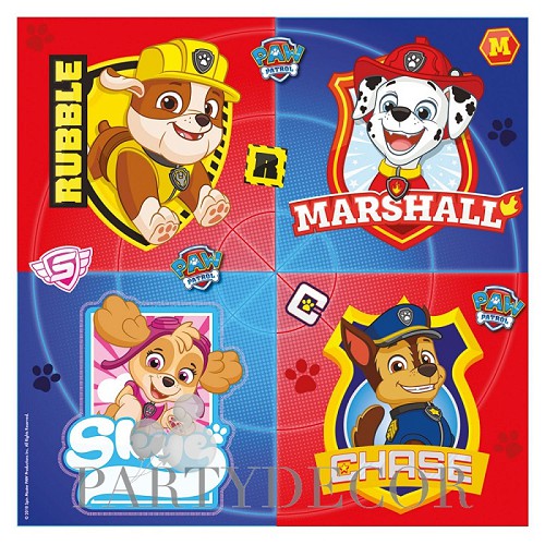 Mancs Őrjárat parti szalvéta