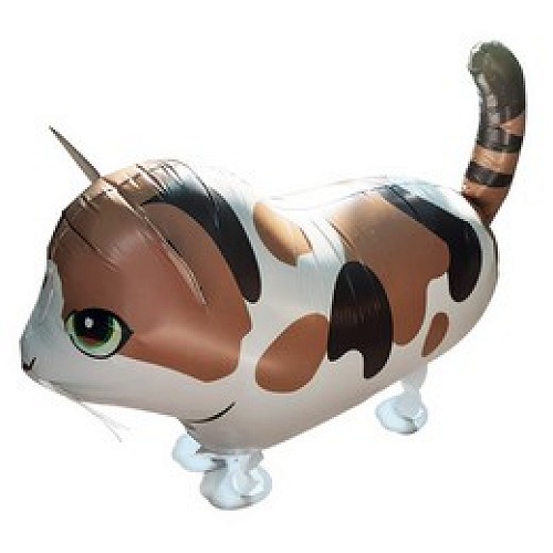 Sétáló Foltos Cica fólia lufi