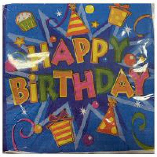 Kék Ajándékos szalvéta