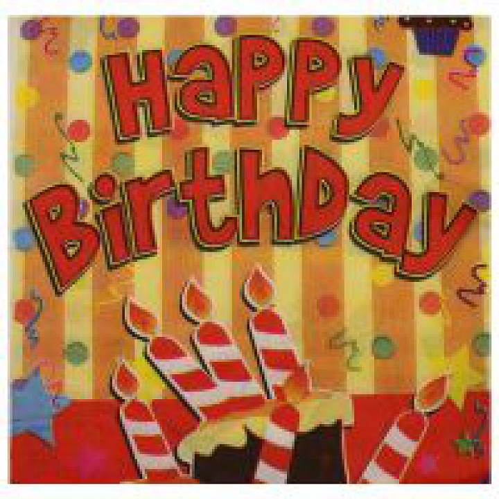 Sárga Tortás szalvéta