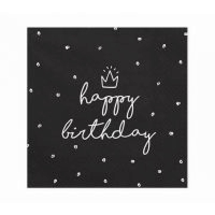 Happy Birthday szalvéta