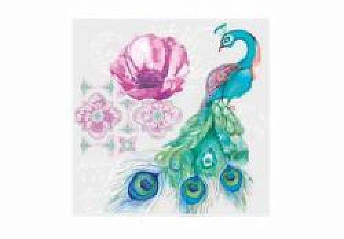 Páva mintás szalvéta