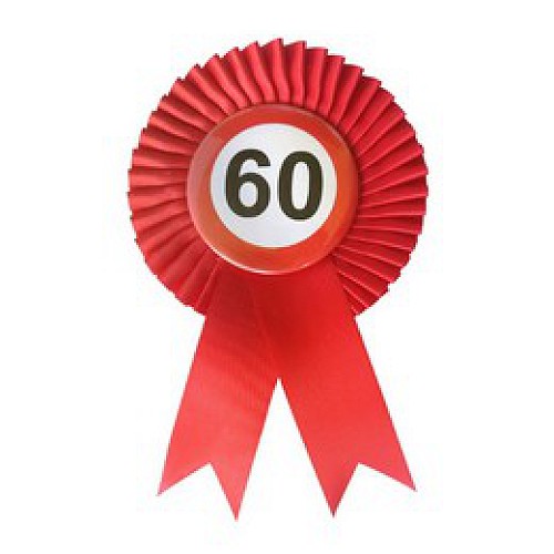 Szalagos Sebességkorlátozó 60-as kitűző