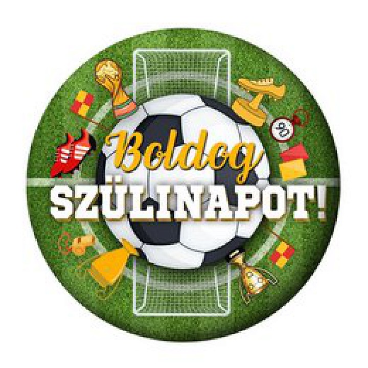 Boldog Szülinapot! Focis kitűző
