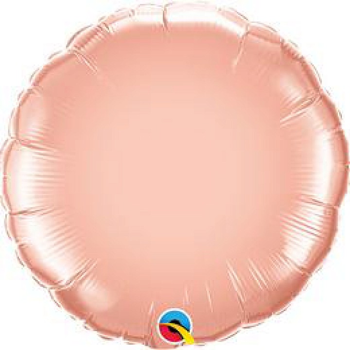 Rosegold Kerek fólia lufi