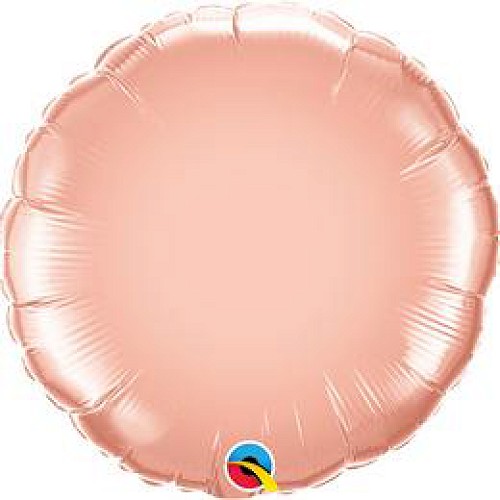 Rosegold Kerek fólia lufi