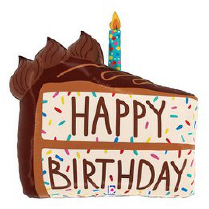 Happy Birthday Csokitorta  Fólia Lufi