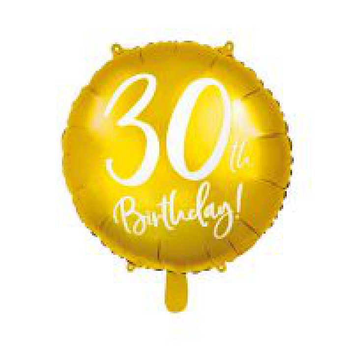 30-dik Születésnap fólia lufi