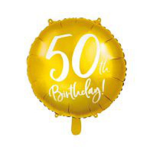 50-dik Születésnap fólia lufi