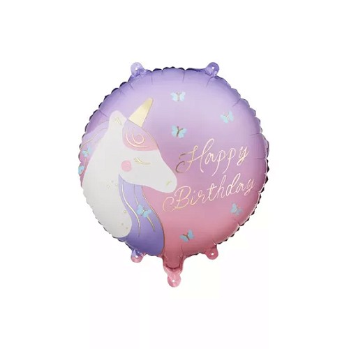 Happy Birthday Unikornis Fólia Lufi