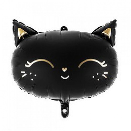 Fekete arany macska fej