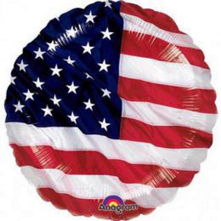 Amerikai zászló fólia lufi