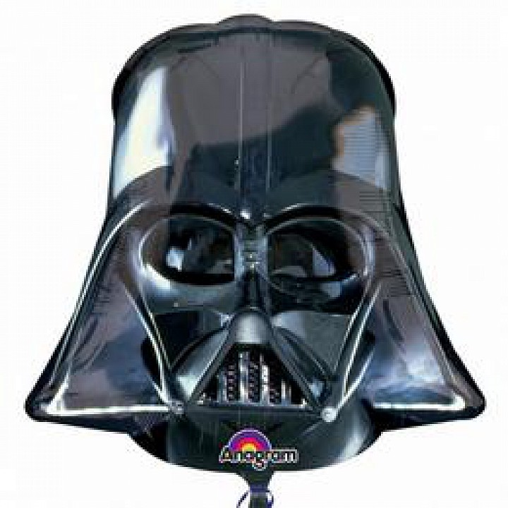 Star Wars Darth Vader fej fólia lufi