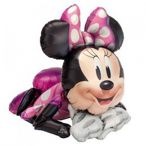 Minnie egér sétáló fólia lufi