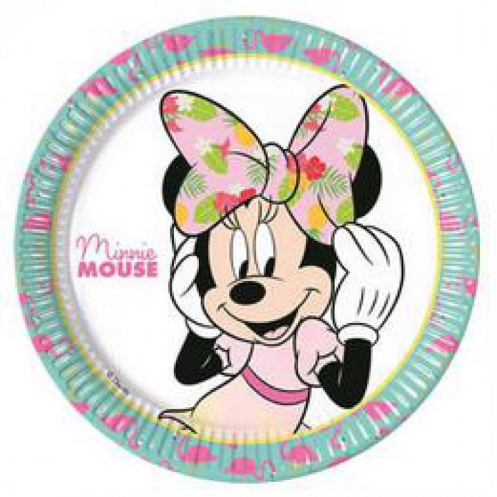 Minnie Tropical Parti tányér